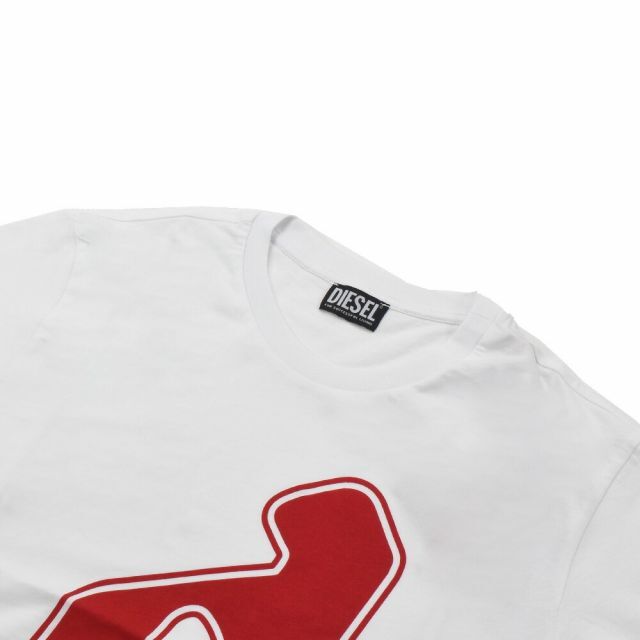 DIESEL(ディーゼル)の【WHITE】ディーゼル DIESEL Tシャツ メンズのトップス(Tシャツ/カットソー(半袖/袖なし))の商品写真