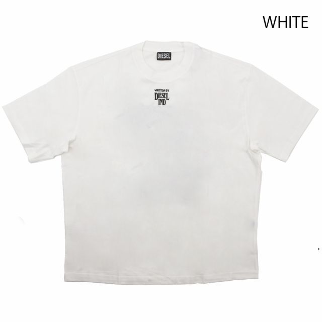 DIESEL(ディーゼル)の【WHITE】ディーゼル DIESEL Tシャツ メンズのトップス(Tシャツ/カットソー(半袖/袖なし))の商品写真