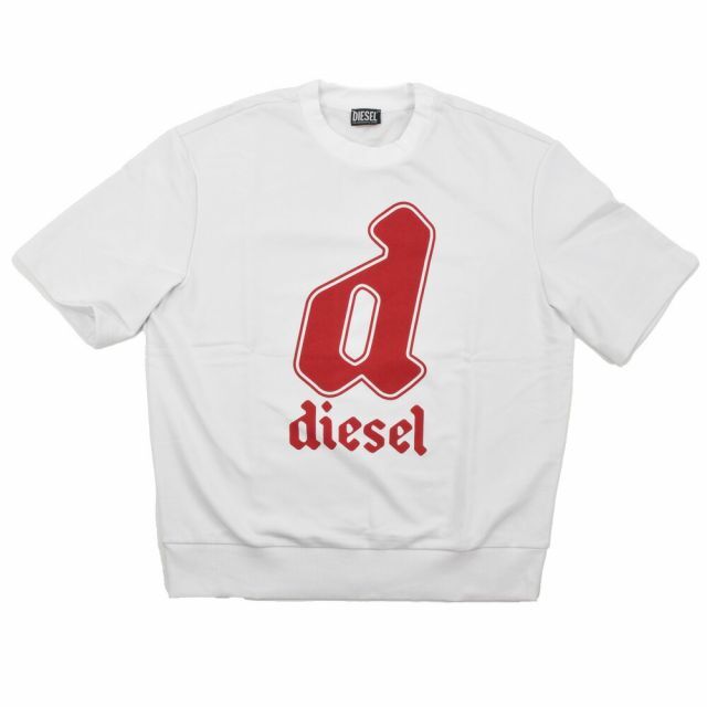 DIESEL(ディーゼル)の【WHITE】ディーゼル DIESEL スウェット 半袖 メンズのトップス(Tシャツ/カットソー(半袖/袖なし))の商品写真