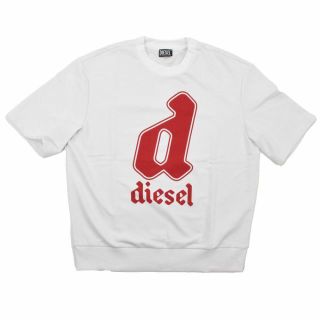 ディーゼル(DIESEL)の【WHITE】ディーゼル DIESEL スウェット 半袖(Tシャツ/カットソー(半袖/袖なし))