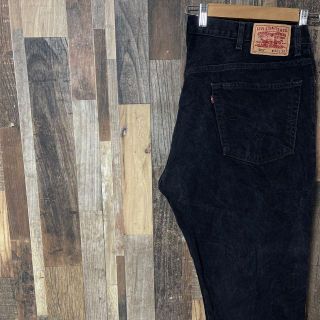リーバイス デニム メンズ パンツ 42 3XL 505 ブラック ストレートの