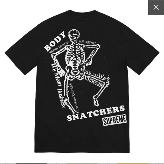 Supreme Body Snatchers Tee　黒　tシャツ　L