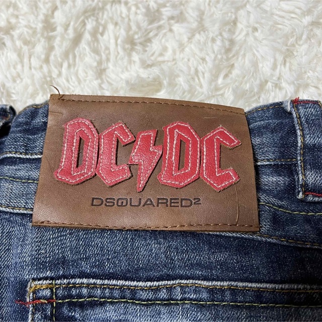 DSQUARED ロゴ刺繍　デニム レディースのパンツ(デニム/ジーンズ)の商品写真