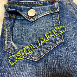 DSQUARED ロゴ刺繍　デニム(デニム/ジーンズ)