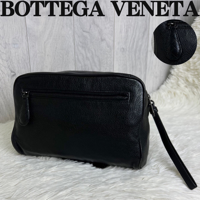 ○サイズ✨️極美品✨️  BOTTEGAVENETA  イントレチャート　クラッチバッグ