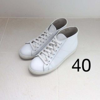定価63,800円在庫1点 IRO 牛革ハイカットスニーカー