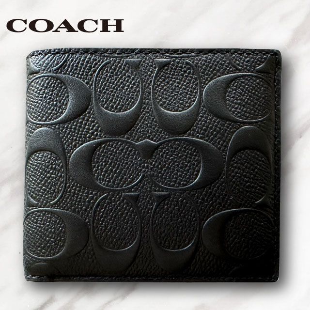 【COACH】COACH/コーチ/二つ折り財布