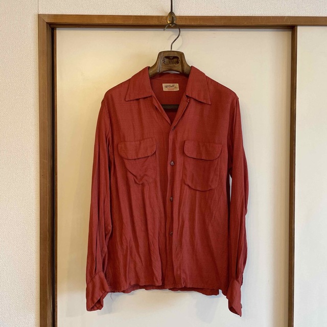 50s ビンテージ Mc Call オープンカラー シャツ レーヨン 50s ビンテージ Mc Call オープンカラー シャツ レーヨン