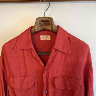 50s ビンテージ Mc Call オープンカラー シャツ レーヨン 50s ビンテージ Mc Call オープンカラー シャツ レーヨン