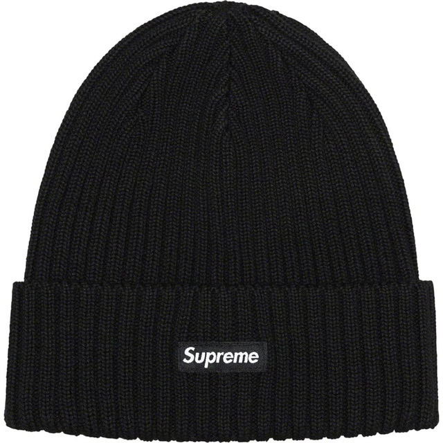 新品!送料込!Supreme Overdyed Beanie Black