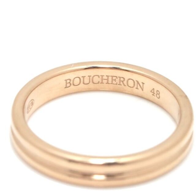 BOUCHERON(ブシュロン)のブシュロン BOUCHERON ゴドロン #48 リング K18 PG ピンクゴールド 750 指輪【証明書付き】 VLP 90186348 レディースのアクセサリー(リング(指輪))の商品写真