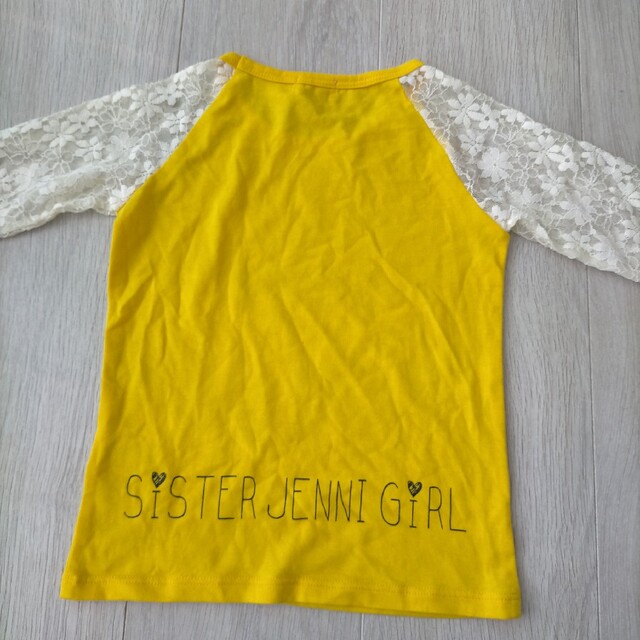 JENNI(ジェニィ)のJENNI 袖レース カットソー キッズ/ベビー/マタニティのキッズ服女の子用(90cm~)(Tシャツ/カットソー)の商品写真