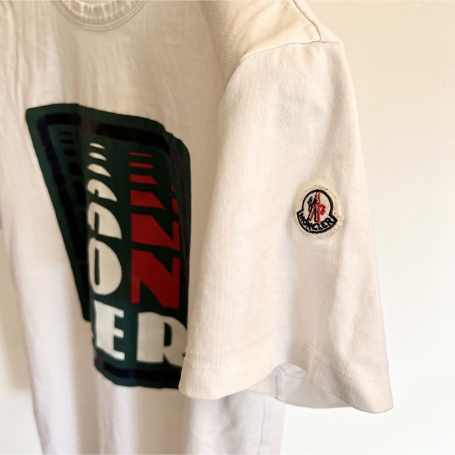 モンクレール コットン Tシャツ ロゴワッペン 2019年 白