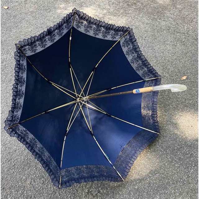 MINTON(ミントン)の英国王室御用達 MINTON 日傘　青　送料無料 レディースのファッション小物(傘)の商品写真