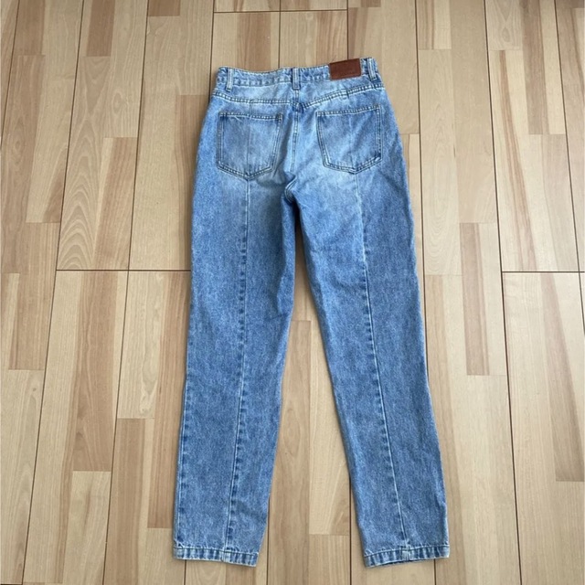 JEANASIS(ジーナシス)のJEANASIS ラップデザインストレートデニム レディースのパンツ(デニム/ジーンズ)の商品写真