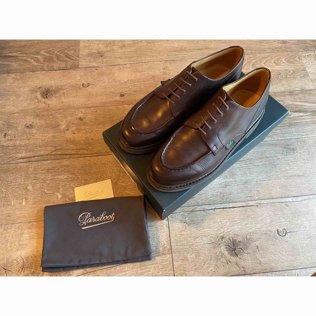 美品 Paraboot Chambord パラブーツ シャンボード 7 カフェメンズ