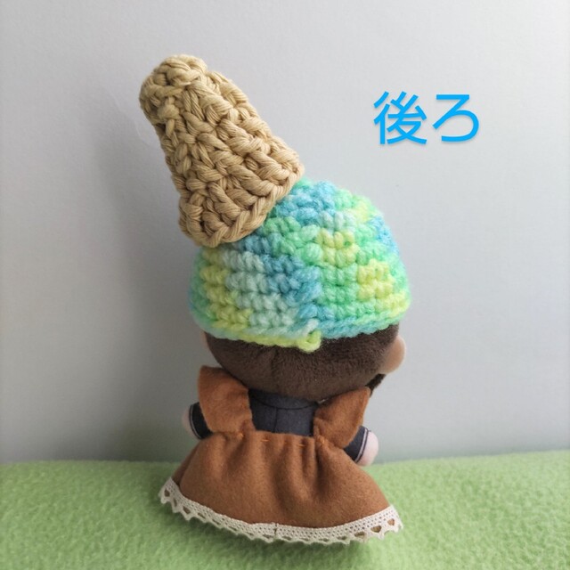 SALE❗10センチぬい　アイス帽子（マスカットグリーン） ハンドメイドのぬいぐるみ/人形(その他)の商品写真