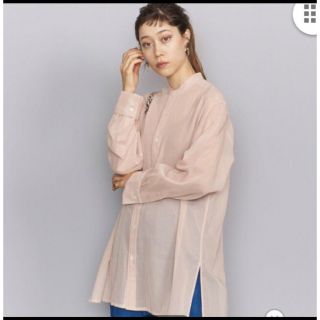 ビューティアンドユースユナイテッドアローズ(BEAUTY&YOUTH UNITED ARROWS)のビューティーアンドユース コットンオーガンジーバンドカラーシャツ (シャツ/ブラウス(長袖/七分))