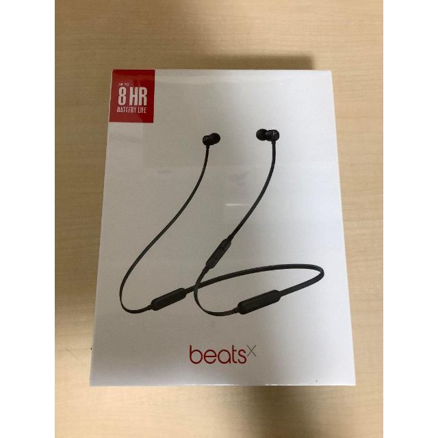 オーディオ機器BeatsX ワイヤレスイヤホン ブラック beats by dr.dre 新品