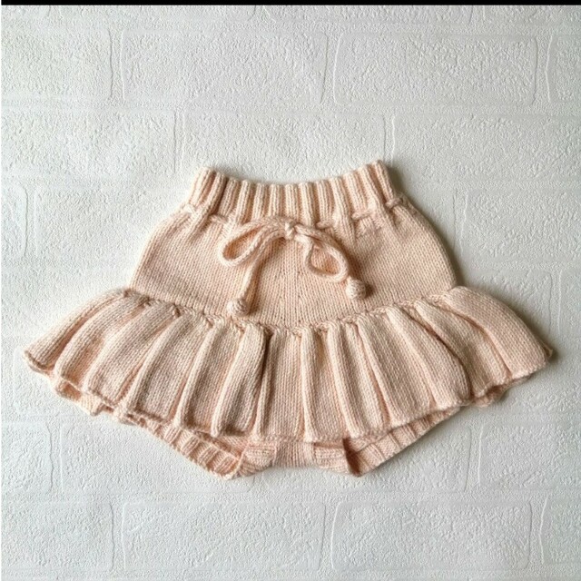 □misha\u0026puff□Skating Pond Skirt□ピーチピンク