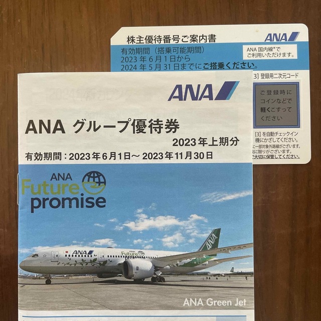 ANA(全日本空輸)(エーエヌエー(ゼンニッポンクウユ))のANA株主優待券 チケットの優待券/割引券(その他)の商品写真