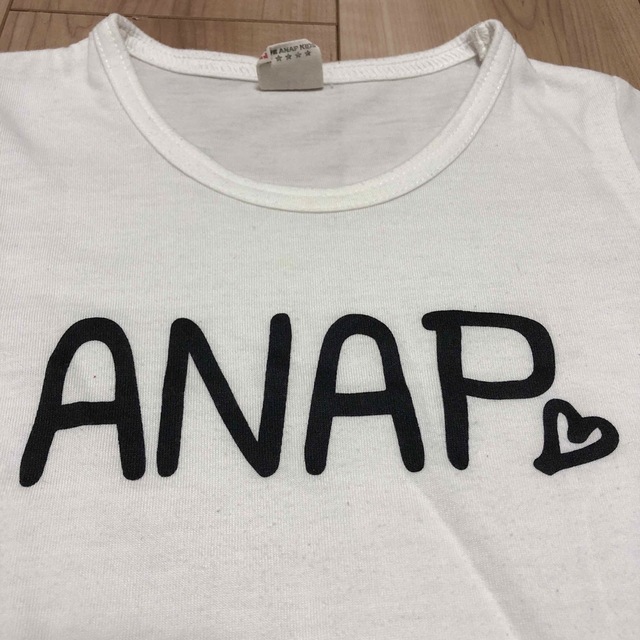 ANAP Kids(アナップキッズ)のANAP  チュニックワンピース　Tシャツワンピース　110cm キッズ/ベビー/マタニティのキッズ服女の子用(90cm~)(Tシャツ/カットソー)の商品写真