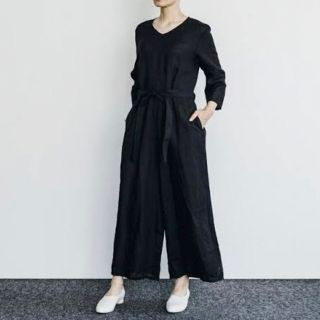 フォグリネンワーク(fog linen work)のFog linen work リネン オールインワン＋前あきTシャツ(ロングワンピース/マキシワンピース)