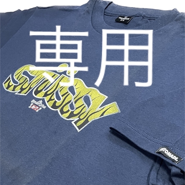 【STUSSY】90s old stussy テンダーロインTシャツ 紺 XL