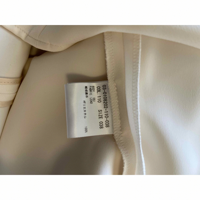 Theory luxe - theory luxe モックネックブラウス オフホワイト Theory luxe - theory luxe モックネックブラウス オフホワイト