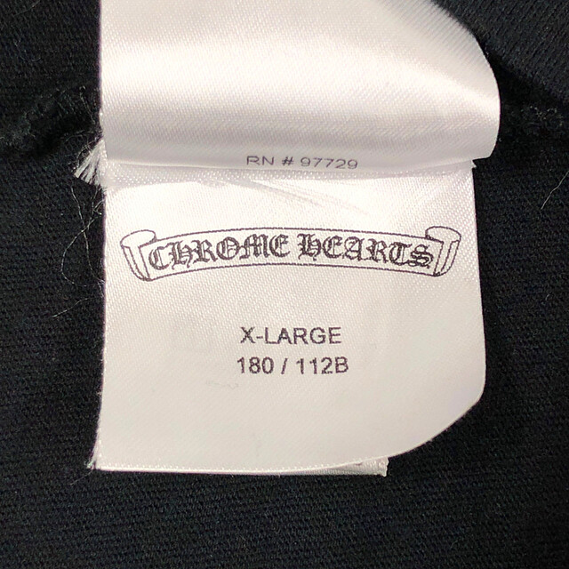 Chrome Hearts(クロムハーツ)のCHROME HEARTS クロムハーツ マルチカラーセメタリークロス 半袖Ｔシャツ 黒 サイズXL 国内正規品 / 30885 メンズのトップス(Tシャツ/カットソー(半袖/袖なし))の商品写真