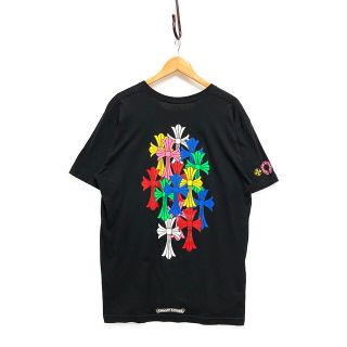 クロムハーツ(Chrome Hearts)のCHROME HEARTS クロムハーツ マルチカラーセメタリークロス 半袖Ｔシャツ 黒 サイズXL 国内正規品 / 30885(Tシャツ/カットソー(半袖/袖なし))