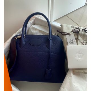 エルメス(Hermes)の新品　HERMES エルメス　ボリード31 ブルーアンクル　濃紺(ハンドバッグ)