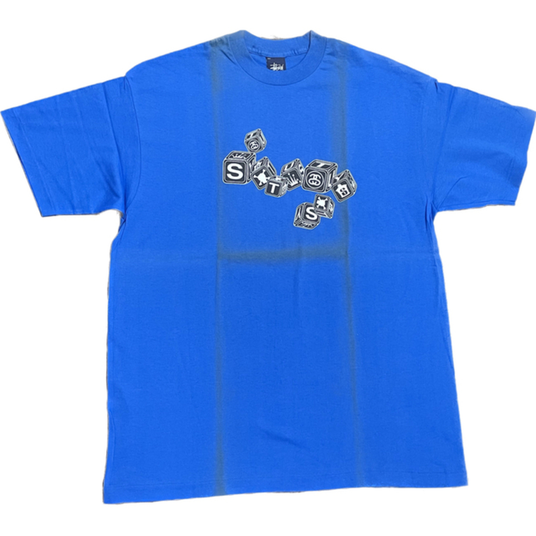 STUSSY】90s old stussy ダイスTシャツ XL 青 | hartwellspremium.com