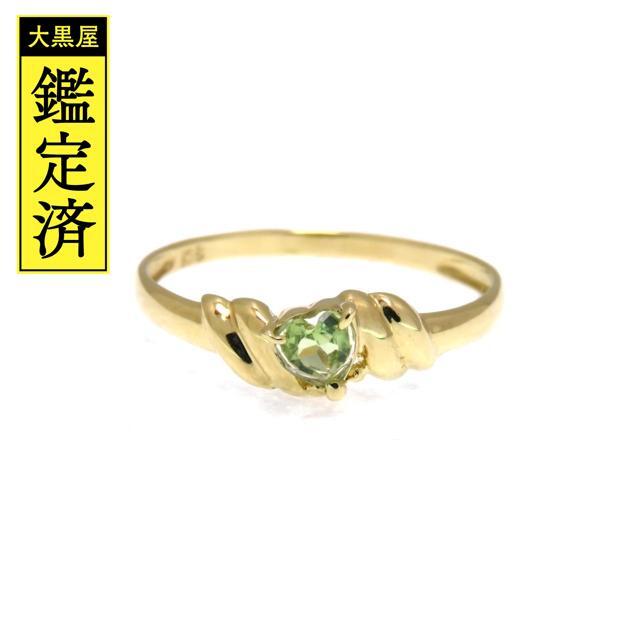 JEWELRY　リング　K18/ペリドット　0.7g　#5　【205】