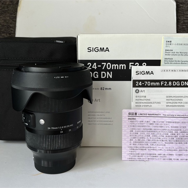 SIGMA(シグマ)のSIGMA 24-70mm F2.8 DG DN Art SONY Eマウント スマホ/家電/カメラのカメラ(レンズ(ズーム))の商品写真