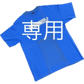 ステューシー(STUSSY)の【STUSSY】90s old stussy ロゴTシャツ XL 青 新品(Tシャツ/カットソー(半袖/袖なし))