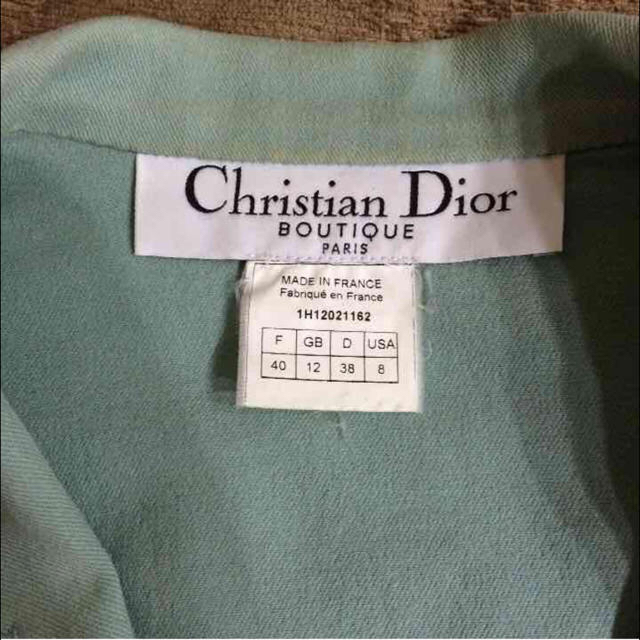 Christian Dior(クリスチャンディオール)のChristianDior エメラルドグリーンGジャン レディースのジャケット/アウター(Gジャン/デニムジャケット)の商品写真