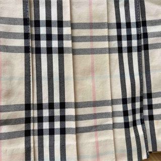 BURBERRY - BURBERRY チェックスカート プリーツ ベージュ バーバリー