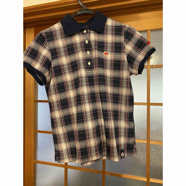 最終お値下げ❣️超美品⛳️パーリーゲイツのチェックが華やかなポロシャツ白スカート