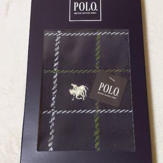 ポロ(POLO（RALPH LAUREN）)の新品POLOメンズハンドタオル(ハンカチ/ポケットチーフ)