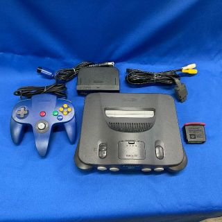 ニンテンドウ64(NINTENDO 64)のA-73　NINTENDO 64 本体 + 拡張パック+その他 ( 動作品 )(家庭用ゲーム機本体)