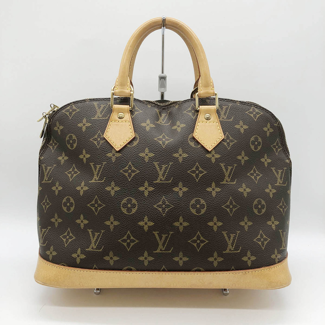 LOUIS VUITTON ルイ・ヴィトン アルマ モノグラム ハンドバッグ バッグ ブラウン PVC レディース M51130 USED