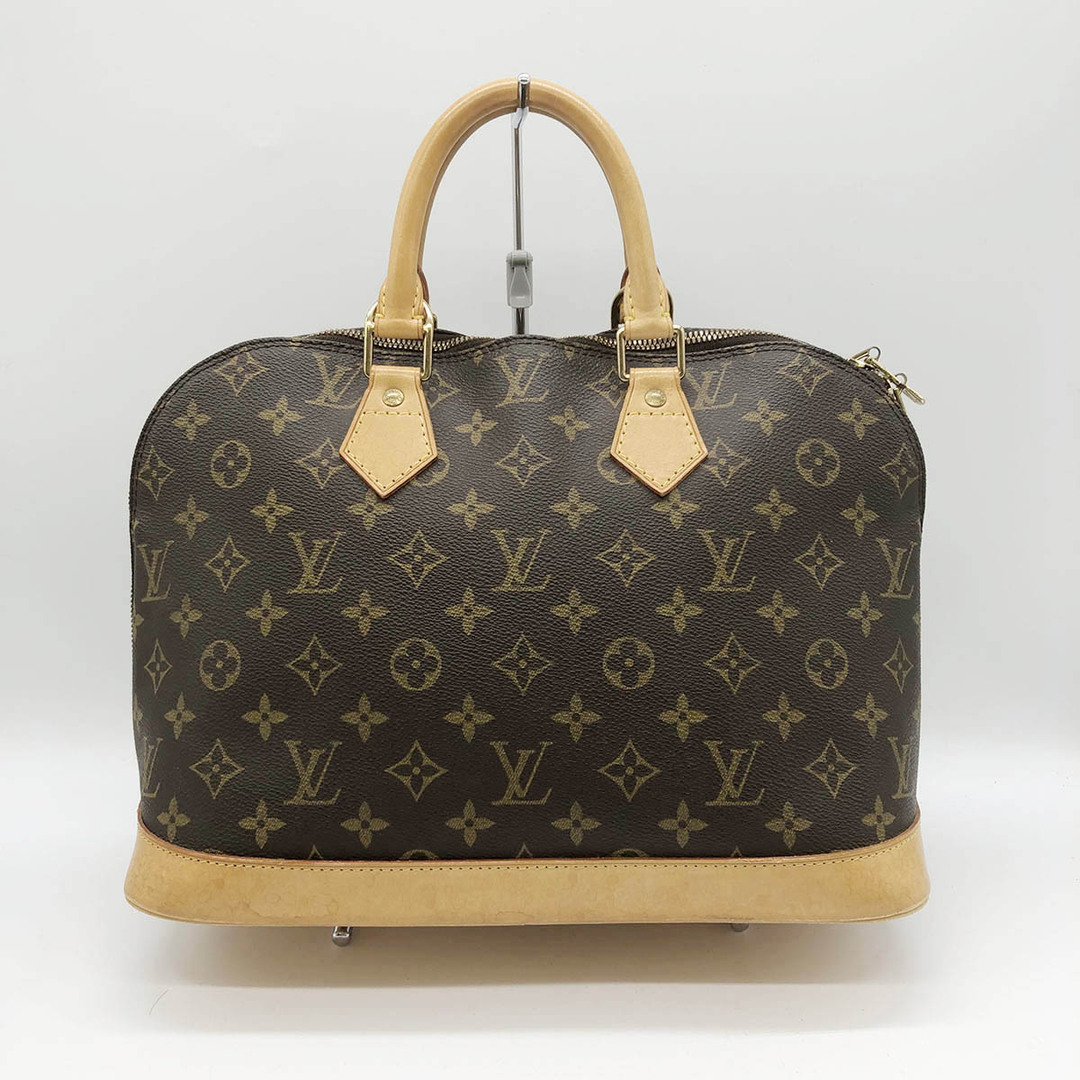 LOUIS VUITTON ルイ・ヴィトン アルマ モノグラム ハンドバッグ バッグ ブラウン PVC レディース M51130 USED