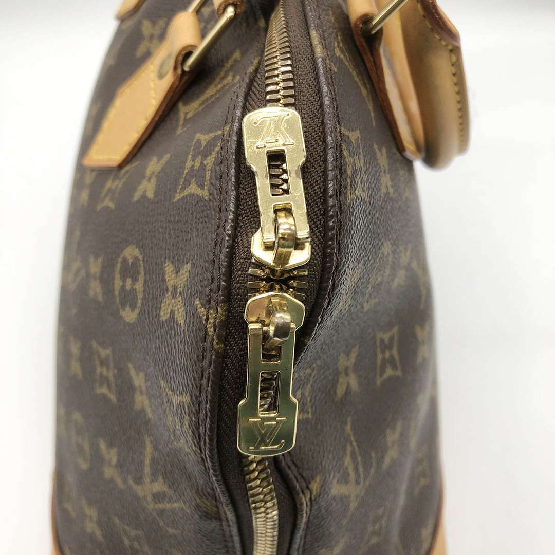 LOUIS VUITTON ルイ・ヴィトン アルマ モノグラム ハンドバッグ バッグ ブラウン PVC レディース M51130 USED 7