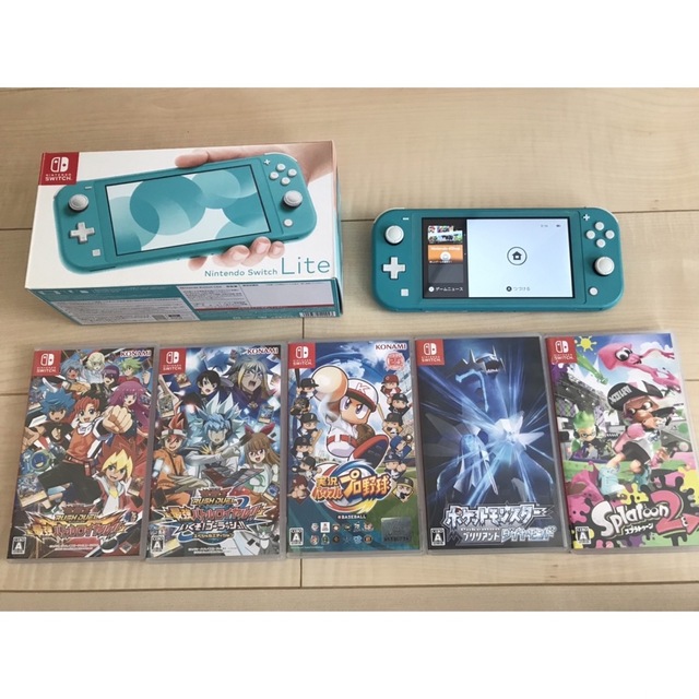 Nintendo Switch - ☆Switch Lite本体+ソフト5本セット☆の通販 by