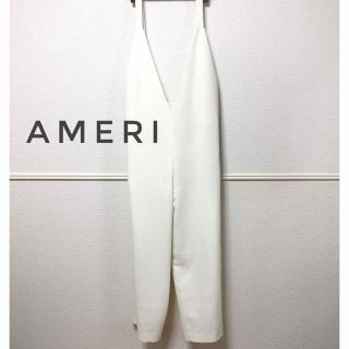 アメリヴィンテージ(Ameri VINTAGE)のAMERI サロペット　オフホワイト(サロペット/オーバーオール)