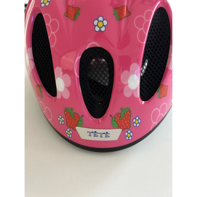 子供用ヘルメット　TETE  splash heart キッズ/ベビー/マタニティの外出/移動用品(自転車)の商品写真