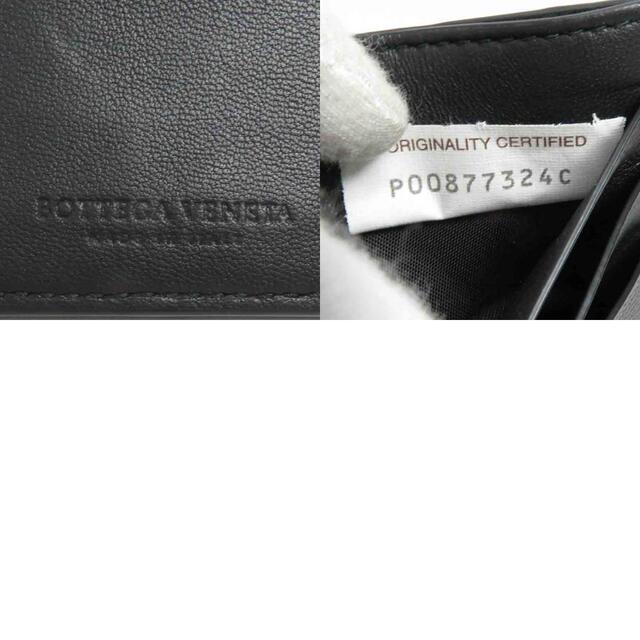 Bottega Veneta(ボッテガヴェネタ)のボッテガヴェネタ BOTTEGAVENETA カードケース マキシイントレチャート レザー ブラック ユニセックス 送料無料【中古】 h29375g レディースのファッション小物(パスケース/IDカードホルダー)の商品写真