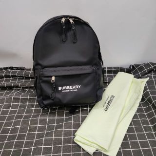 BURBERRY - バーバリー ミニレザー トリムキャンバス ショルダーバッグ