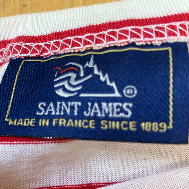 SAINT JAMES(セントジェームス)のフランス製　SAINT JAMES ボーダーTシャツ　長袖　130 キッズ/ベビー/マタニティのキッズ服女の子用(90cm~)(Tシャツ/カットソー)の商品写真